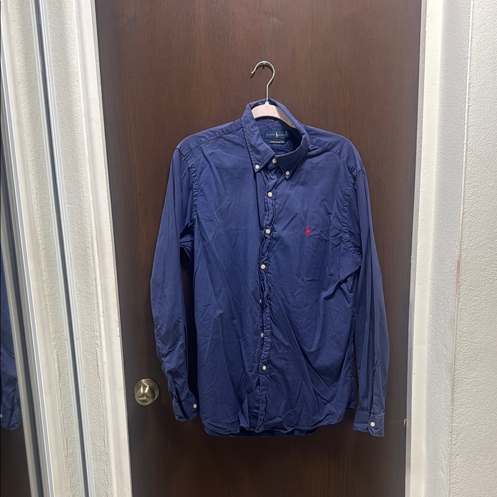 Ralph Lauren Blue Casual Button Down Shirt
